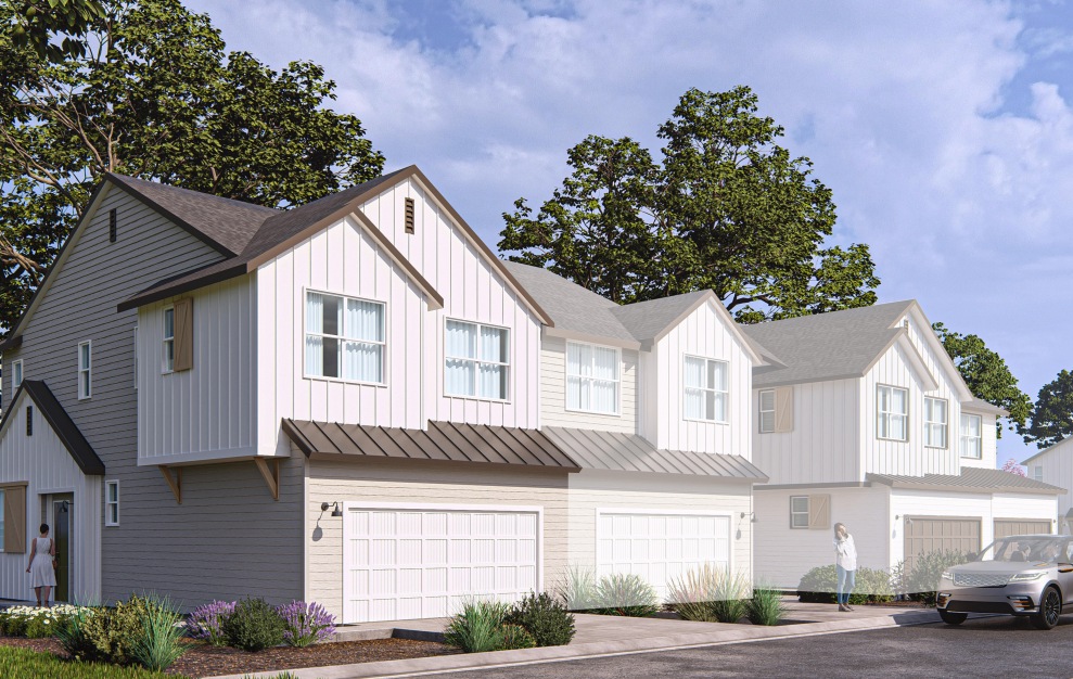 Haviland - 3 bedroom floorplan layout with 2.5 baths and 1330 to 1374 square feet. (Elevation 3B)