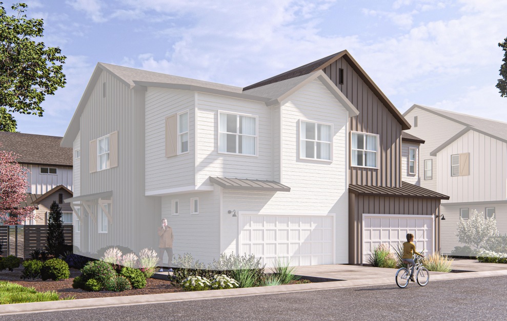 Red Feather - 4 bedroom floorplan layout with 2.5 baths and 1606 square feet. (Elevation 2A)